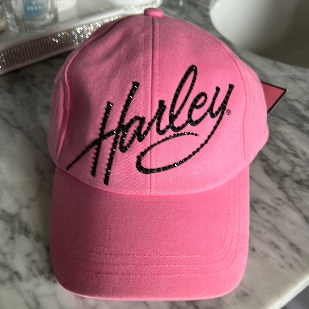 Pink Harley Cap